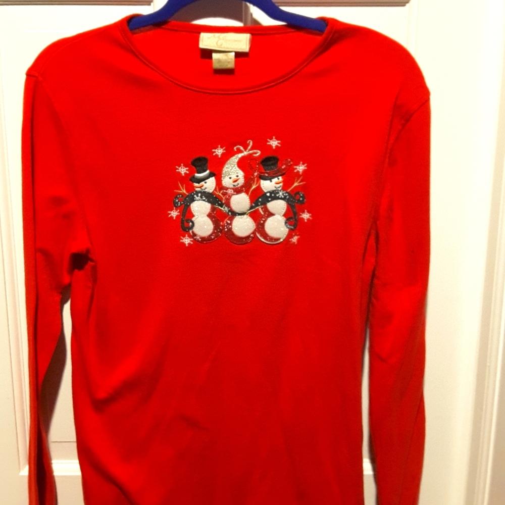 Holiday Christmas Long Sleeve t-shirt size Medium